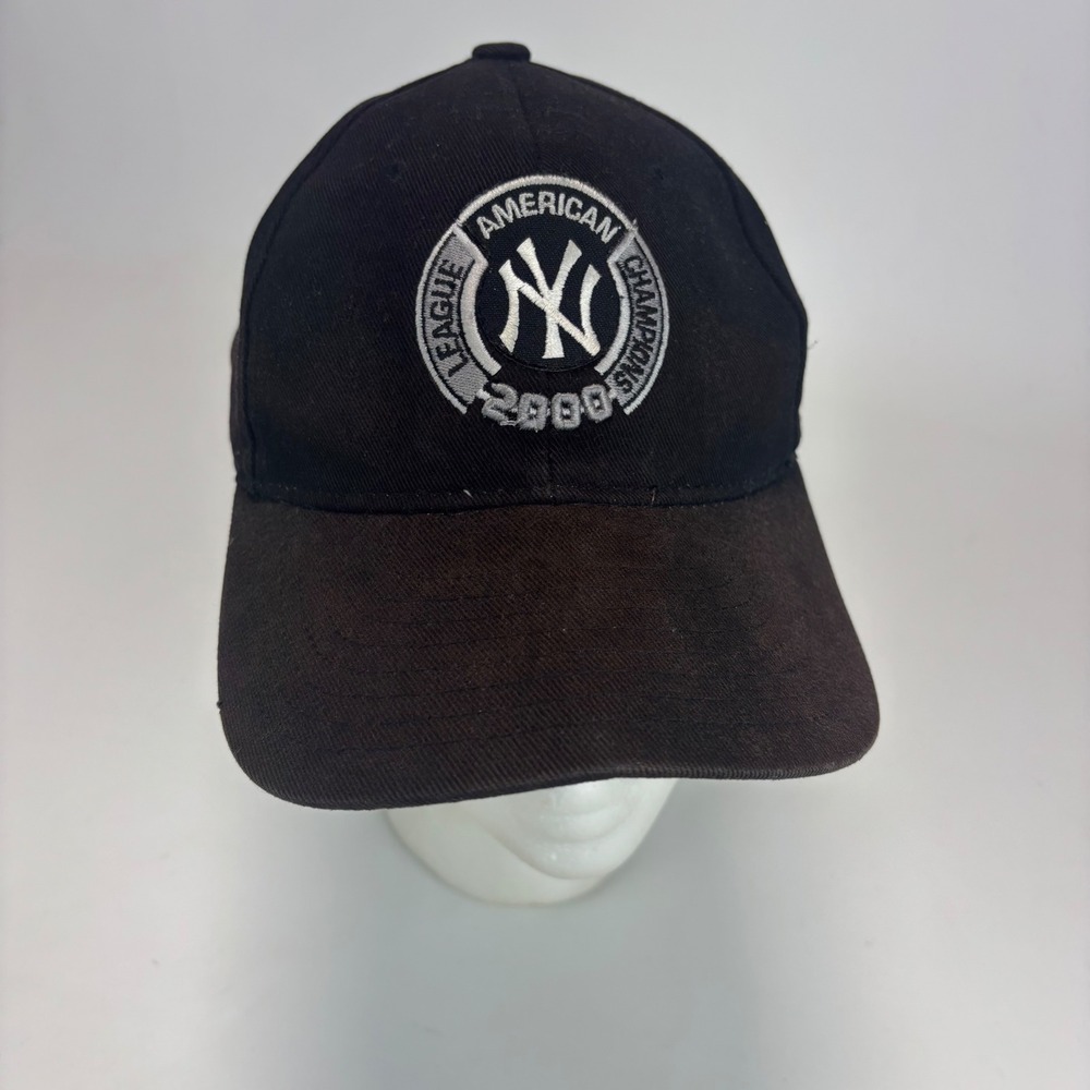 New‎ Era Strapback Hat Black New York Yankees 2000 American League Champions VTG